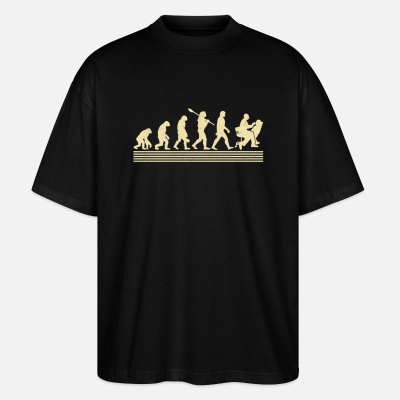 Dental hygienists Evolution - Stanley/Stella Oversized Unisex Organic T-shirt Blaster 2.0 - black