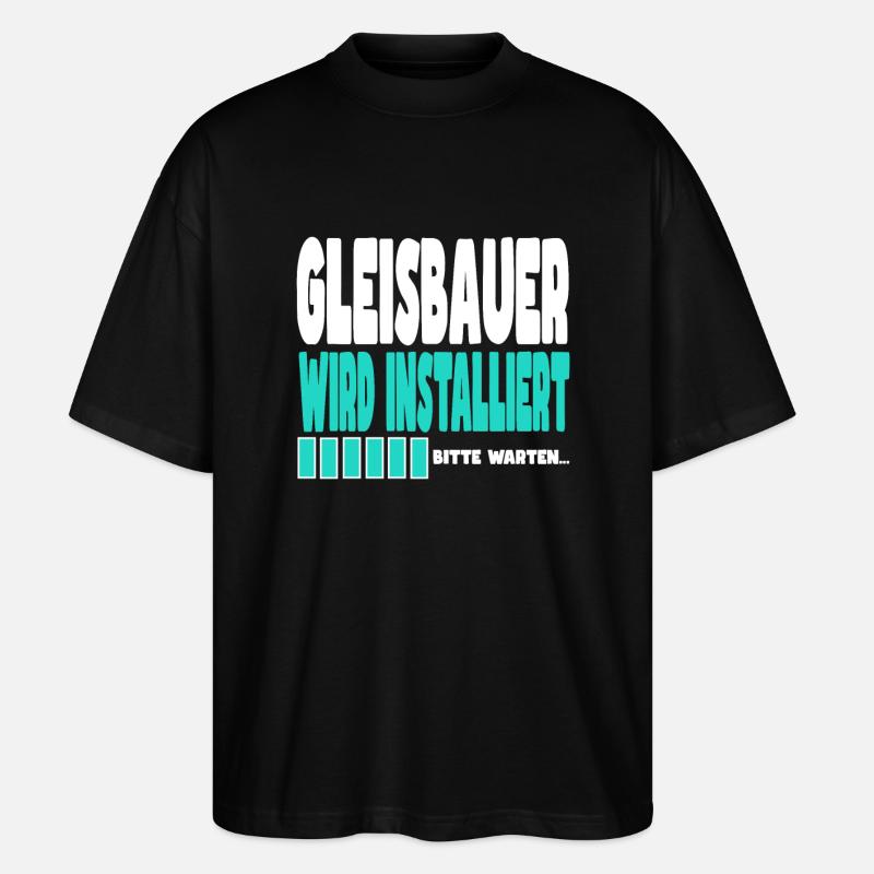 Gitarrist wird installiert - Stanley/Stella Oversized Unisex Bio T-Shirt Blaster 2.0 - Schwarz