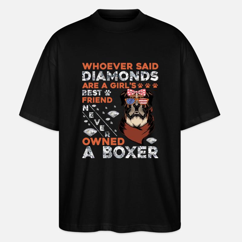 Boxer - Stanley/Stella Oversized Unisex Bio T-Shirt Blaster 2.0 - Schwarz