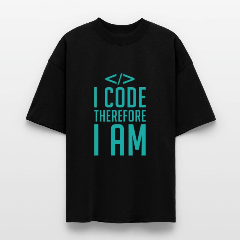 Code Codeur Programmeur Développeur Codeur T-shirt bio Blaster 2.0 coupe oversize Stanley/Stella Unisexe