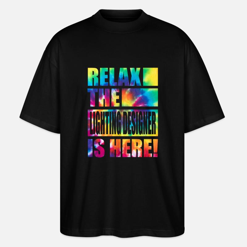 Lighting Designer Lustiger Spruch - Stanley/Stella Oversized Unisex Bio T-Shirt Blaster 2.0 - Schwarz