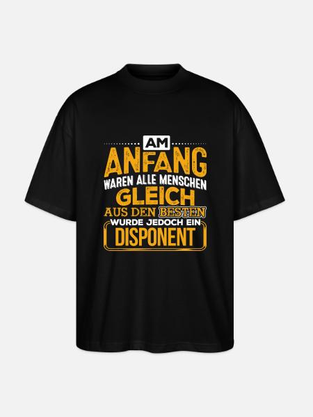 DISPONENT - Der Beste - Stanley/Stella Oversized Unisex Bio T-Shirt Blaster 2.0 - Schwarz