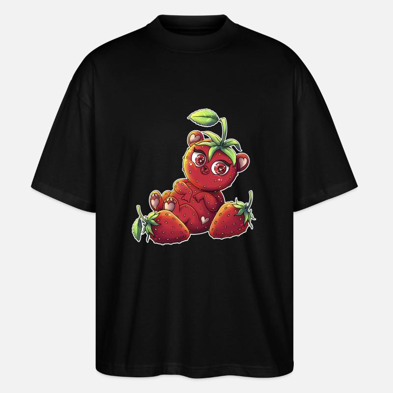 Erdbärchen - Stanley/Stella Oversized Unisex Bio T-Shirt Blaster 2.0 - Schwarz