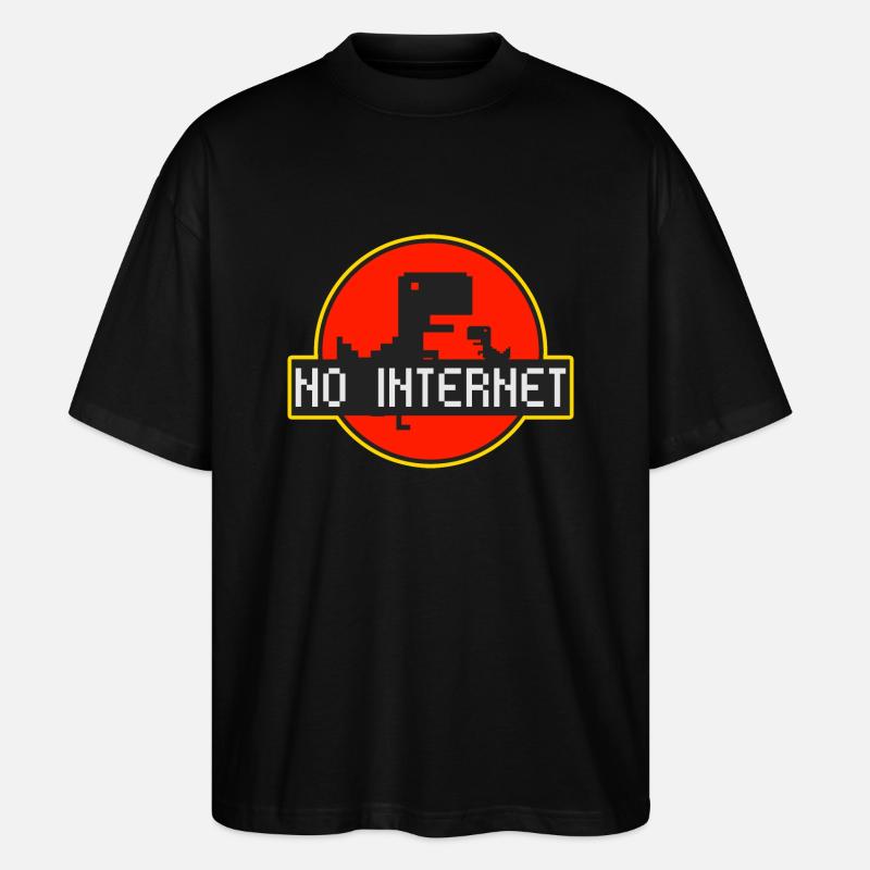 No internet - Internet pas d’Internet - T-shirt bio Blaster 2.0 coupe oversize Stanley/Stella Unisexe - noir