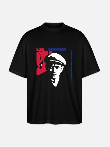 majakovskij1_3c_ge - Stanley/Stella Oversized Unisex Bio T-Shirt Blaster 2.0 - Schwarz