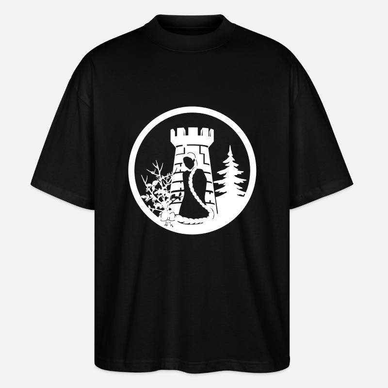 Rapunzel - Stanley/Stella Oversized Unisex Bio T-Shirt Blaster 2.0 - Schwarz