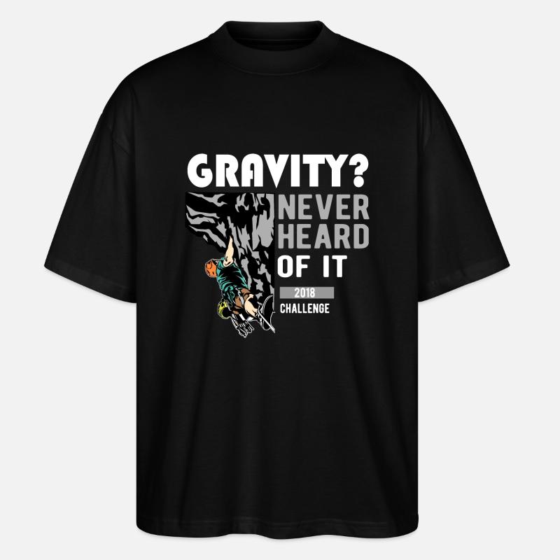 Escalade Escalade Alpinisme Escalade - T-shirt bio Blaster 2.0 coupe oversize Stanley/Stella Unisexe - noir