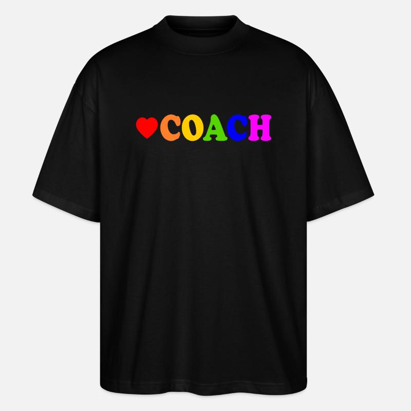 Coach - Stanley/Stella Oversized Unisex Bio T-Shirt Blaster 2.0 - Schwarz