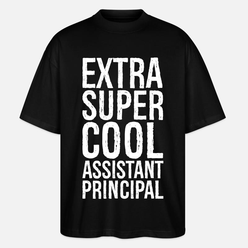 Extra Super Cool Directeur adjoint - T-shirt bio Blaster 2.0 coupe oversize Stanley/Stella Unisexe - noir