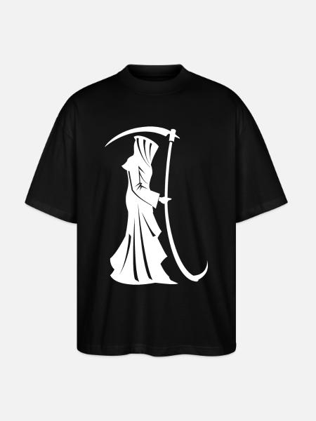 Grim Reaper, Reaper - Stanley/Stella Oversized Unisex Organic T-shirt Blaster 2.0 - black
