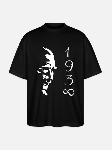 Atatürk 1938 - Stanley/Stella Oversize Unisex Øko T-shirt Blaster 2.0 - sort