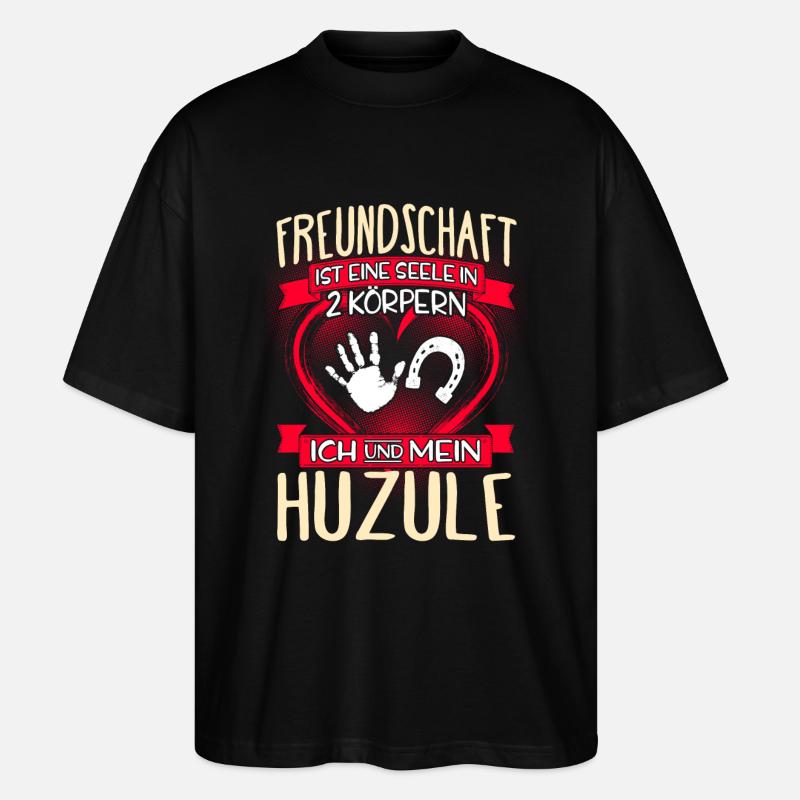 HUZULE - 3 - Stanley/Stella Oversized Unisex Bio T-Shirt Blaster 2.0 - Schwarz