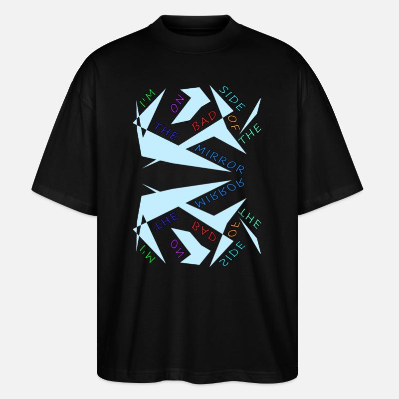Mauvais côté du miroir - T-shirt bio Blaster 2.0 coupe oversize Stanley/Stella Unisexe - noir