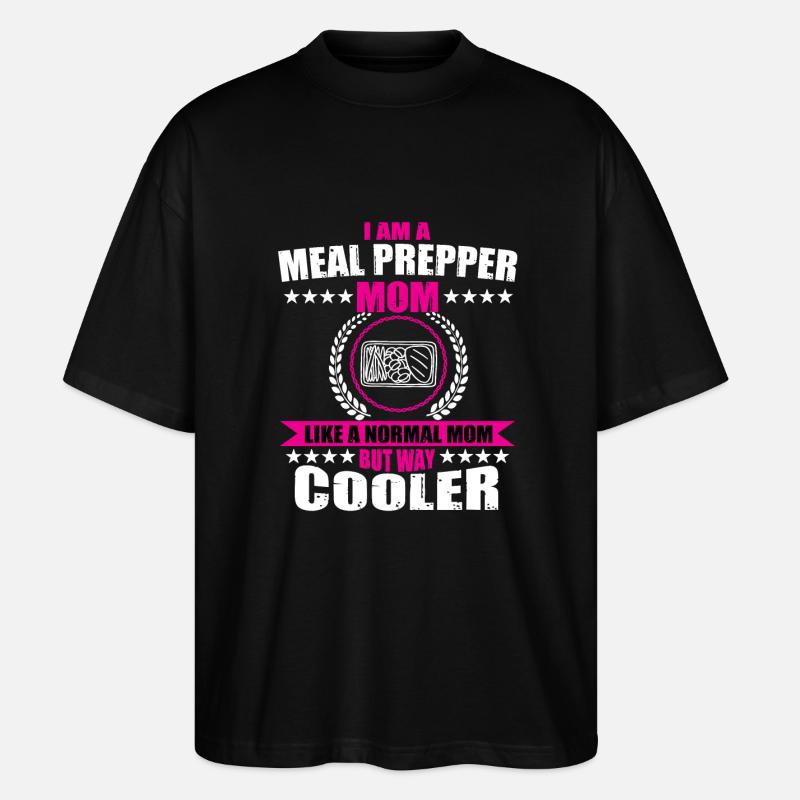 Préparation des repas Maman - T-shirt bio Blaster 2.0 coupe oversize Stanley/Stella Unisexe - noir