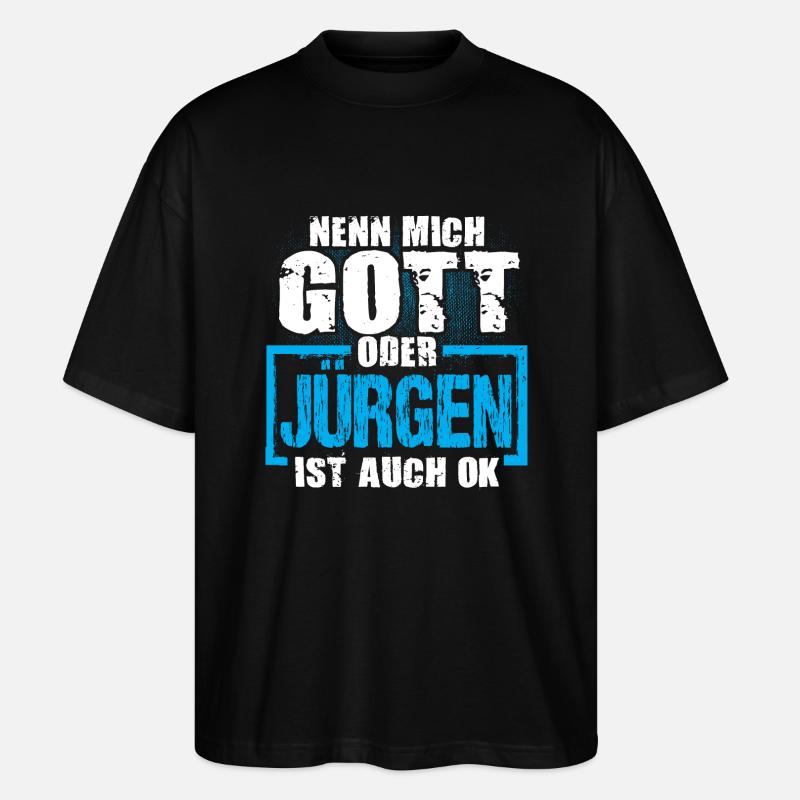 JÜRGEN - ok - Stanley/Stella Oversized Unisex Bio T-Shirt Blaster 2.0 - Schwarz