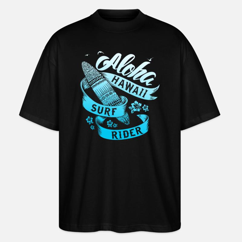 Graphique été été - T-shirt bio Blaster 2.0 coupe oversize Stanley/Stella Unisexe - noir