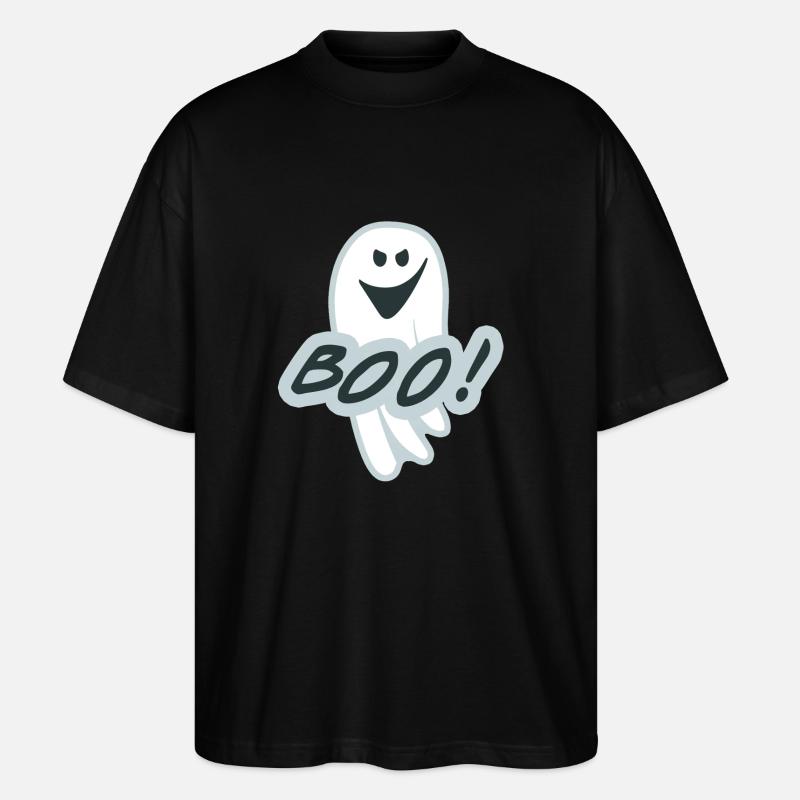 fantôme - T-shirt bio Blaster 2.0 coupe oversize Stanley/Stella Unisexe - noir