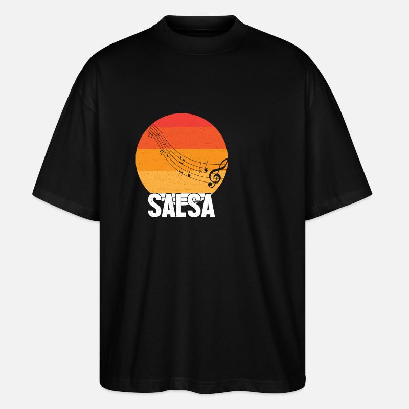 Salsa Dancer Dancer - Stanley/Stella Oversized Unisex Organic T-shirt Blaster 2.0 - black