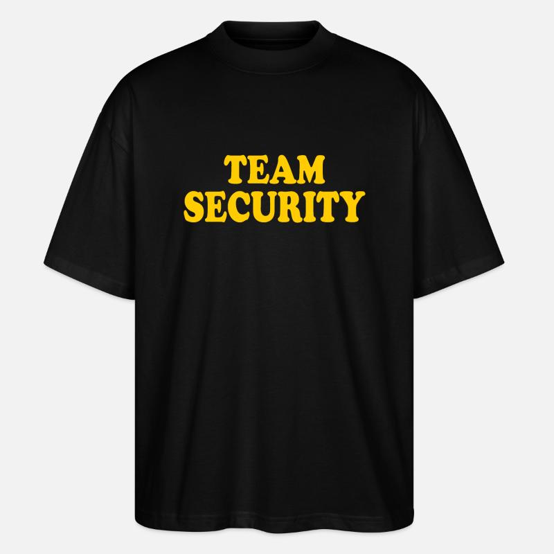 Team security - T-shirt bio Blaster 2.0 coupe oversize Stanley/Stella Unisexe - noir