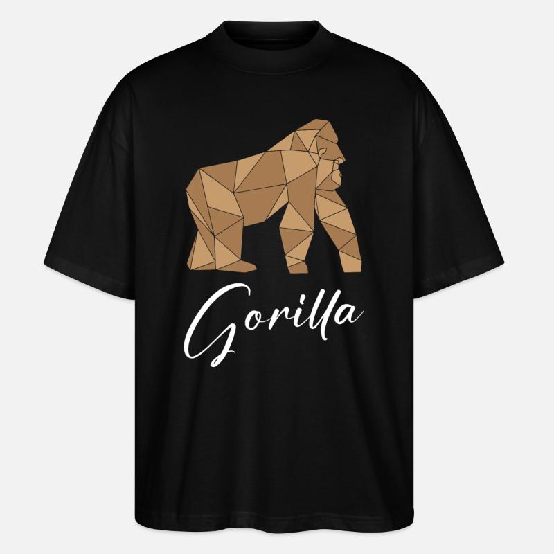 Gorilla - Stanley/Stella Oversized Unisex Bio T-Shirt Blaster 2.0 - Schwarz