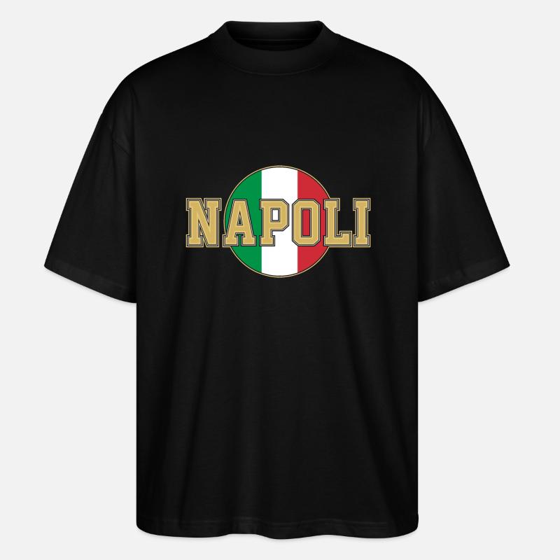 NAPOLI - Stanley/Stella Oversized Unisex Bio T-Shirt Blaster 2.0 - Schwarz