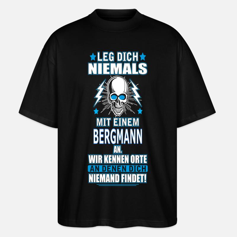 BERGMANN - Stanley/Stella Oversized Unisex Bio T-Shirt Blaster 2.0 - Schwarz
