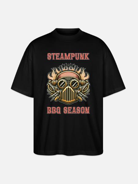 Steampunk BBQ Saison 2 - T-shirt bio Blaster 2.0 coupe oversize Stanley/Stella Unisexe - noir