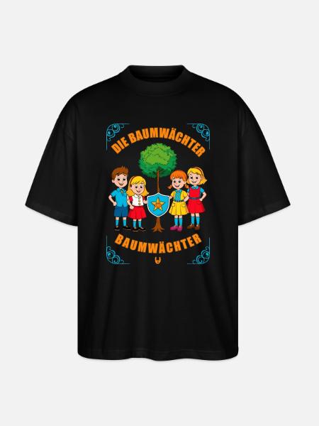 The Tree Guardians - Stanley/Stella Oversized Unisex Organic T-shirt Blaster 2.0 - black