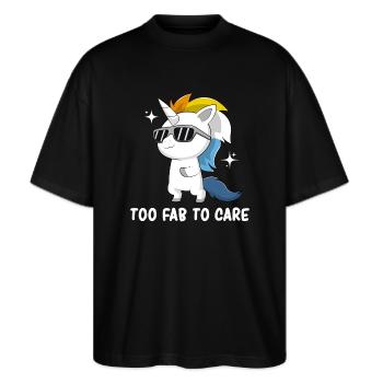 Aroace - Aroace Pride - Aroace Flag - Cute Aroace - Stanley/Stella Oversized Unisex Bio T-Shirt Blaster 2.0 - Schwarz - Vorne - Alina (178cm) & Michal (187cm)