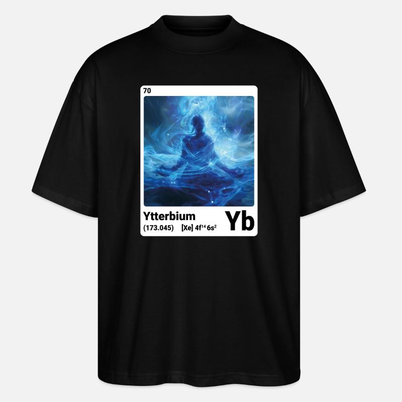 AI am Ytterbium (wt) - Stanley/Stella Oversized Unisex Bio T-Shirt Blaster 2.0 - Schwarz