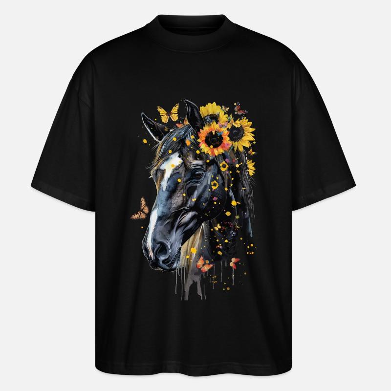 Vollblut - Stanley/Stella Oversized Unisex Bio T-Shirt Blaster 2.0 - Schwarz