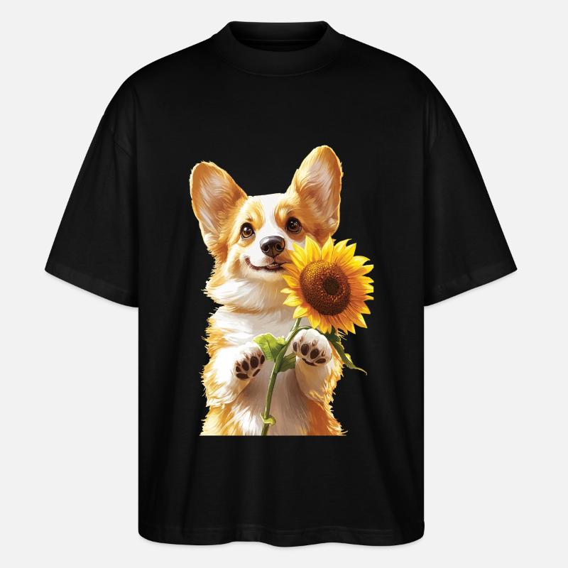 Corgi - Stanley/Stella Oversized Unisex Bio T-Shirt Blaster 2.0 - Schwarz