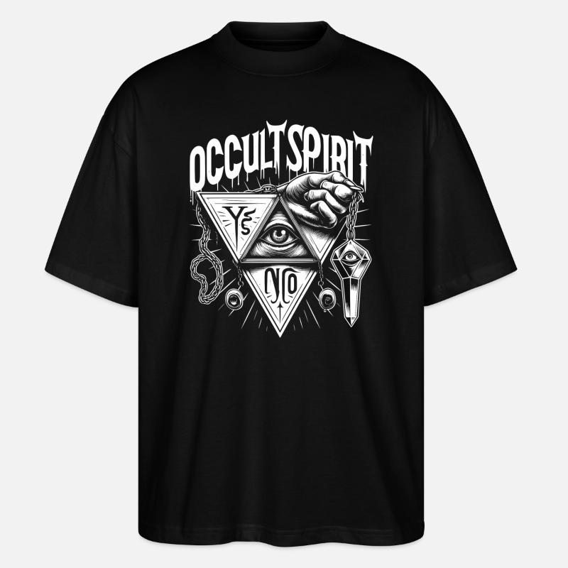 Knochen Logo Pendel 3 - Stanley/Stella Oversized Unisex Bio T-Shirt Blaster 2.0 - Schwarz