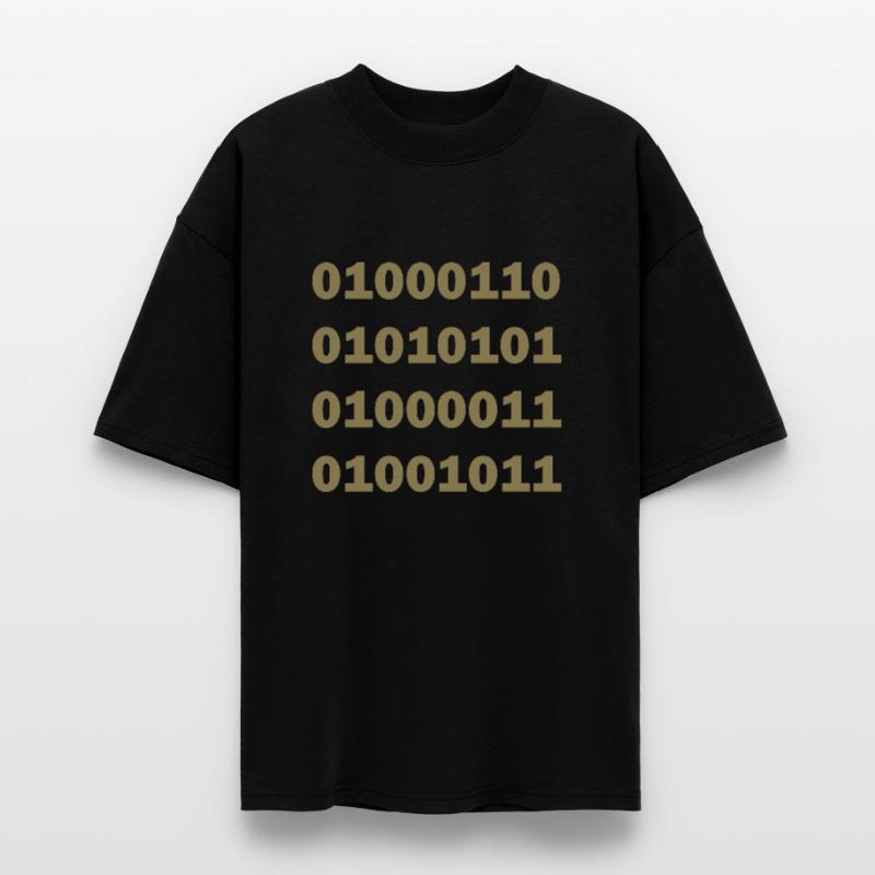 Binary Code Fuck Stanley/Stella Oversized Unisex Organic T-shirt Blaster 2.0