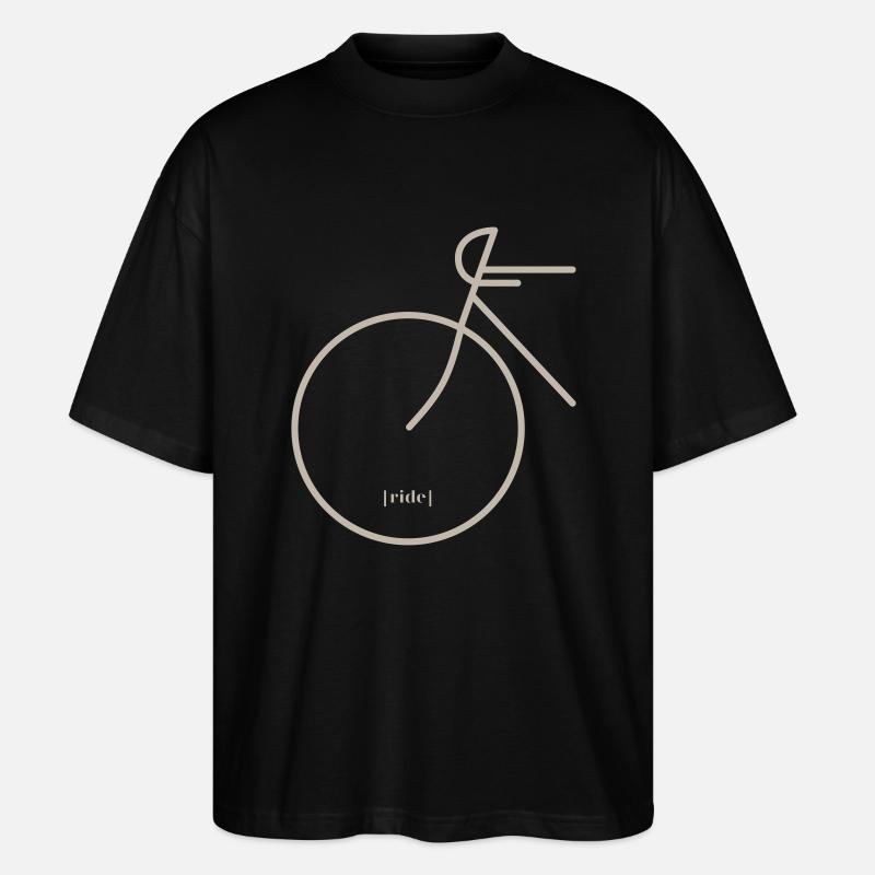 RIDE - Stanley/Stella Oversized Unisex Bio T-Shirt Blaster 2.0 - Schwarz