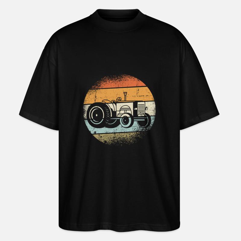 Traktor - Stanley/Stella Oversized Unisex Bio T-Shirt Blaster 2.0 - Schwarz