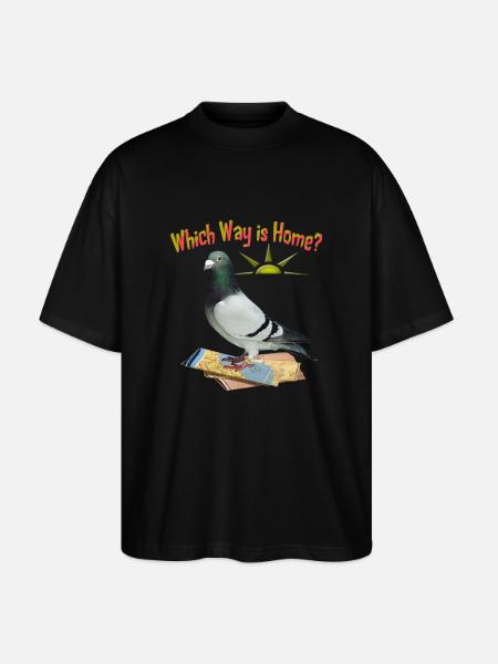 Which Way is Home - Stanley/Stella Oversized Unisex Organic T-shirt Blaster 2.0 - black