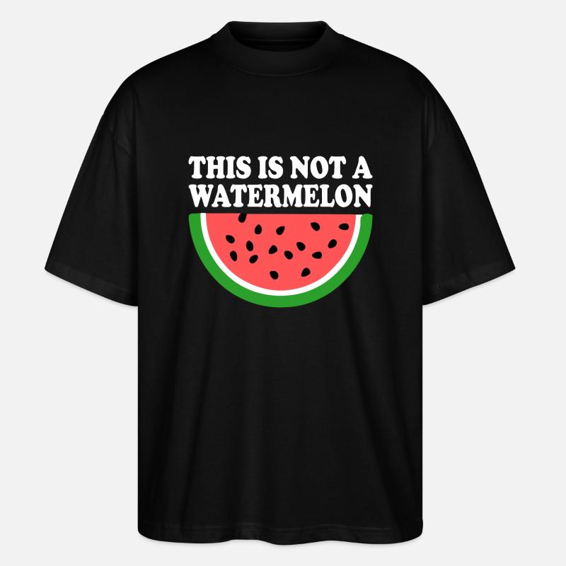 THIS IS NOT A WATERMELON - T-shirt bio Blaster 2.0 coupe oversize Stanley/Stella Unisexe - noir