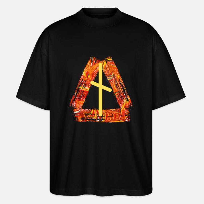 rune nautiz e 98 - T-shirt bio Blaster 2.0 coupe oversize Stanley/Stella Unisexe - noir