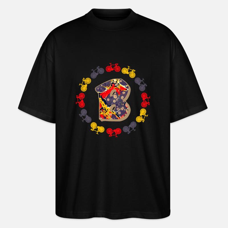 Bicyclette E 202 B - T-shirt bio Blaster 2.0 coupe oversize Stanley/Stella Unisexe - noir