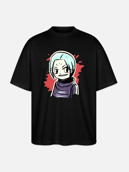 Fille d’anime drôle bizarre - T-shirt bio Blaster 2.0 coupe oversize Stanley/Stella Unisexe - noir