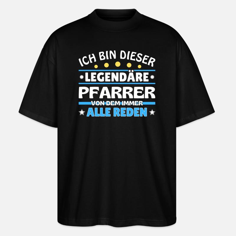 I'm this legendary - - Stanley/Stella Oversized Unisex Organic T-shirt Blaster 2.0 - black