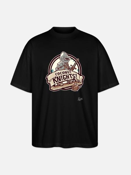 Coconut Knight - Stanley/Stella Oversized Unisex Organic T-shirt Blaster 2.0 - black