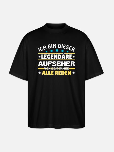 I'm that legendary overseer - Stanley/Stella Oversized Unisex Organic T-shirt Blaster 2.0 - black