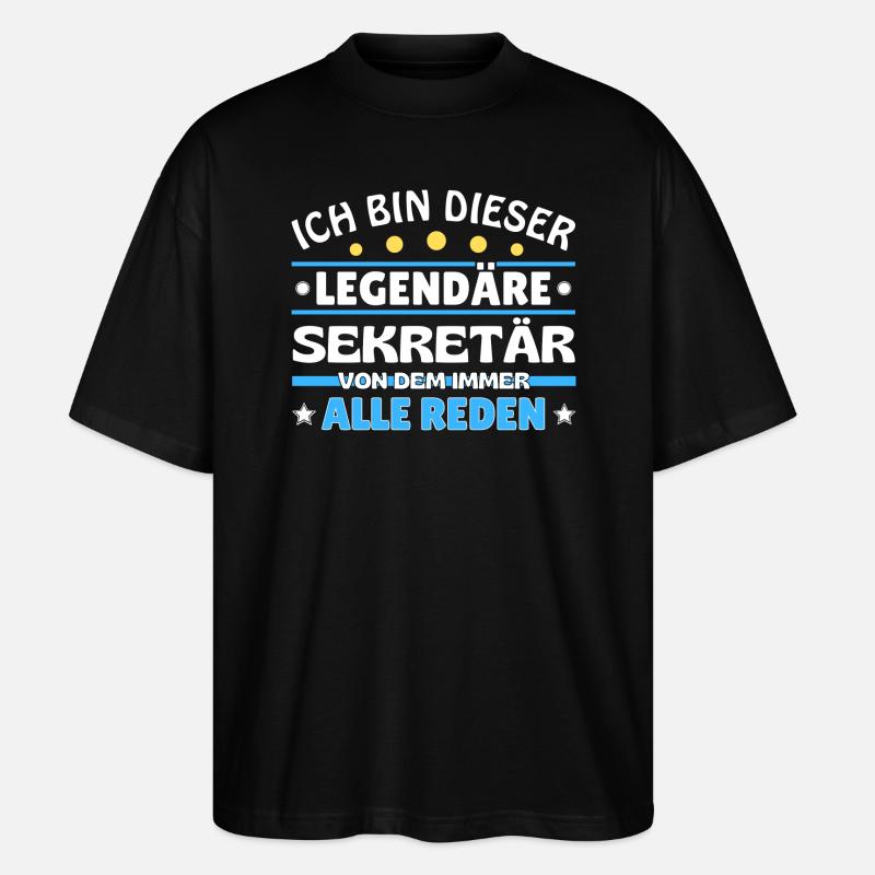 I'm this legendary - - Stanley/Stella Oversized Unisex Organic T-shirt Blaster 2.0 - black