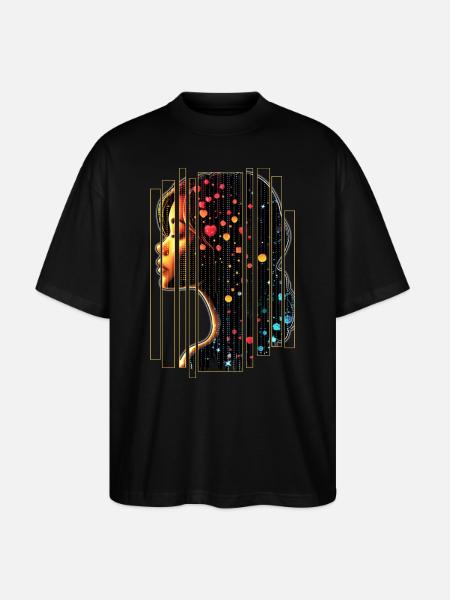 SELBSTLIEBE - Stanley/Stella Oversized Unisex Bio T-Shirt Blaster 2.0 - Schwarz