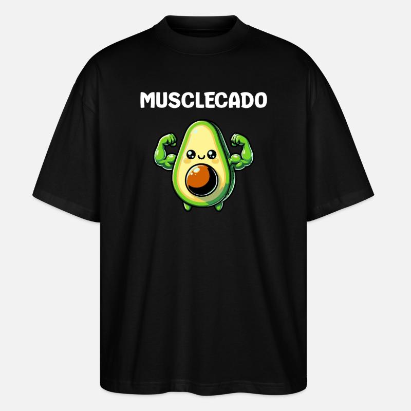 Musclecado - T-shirt bio Blaster 2.0 coupe oversize Stanley/Stella Unisexe - noir