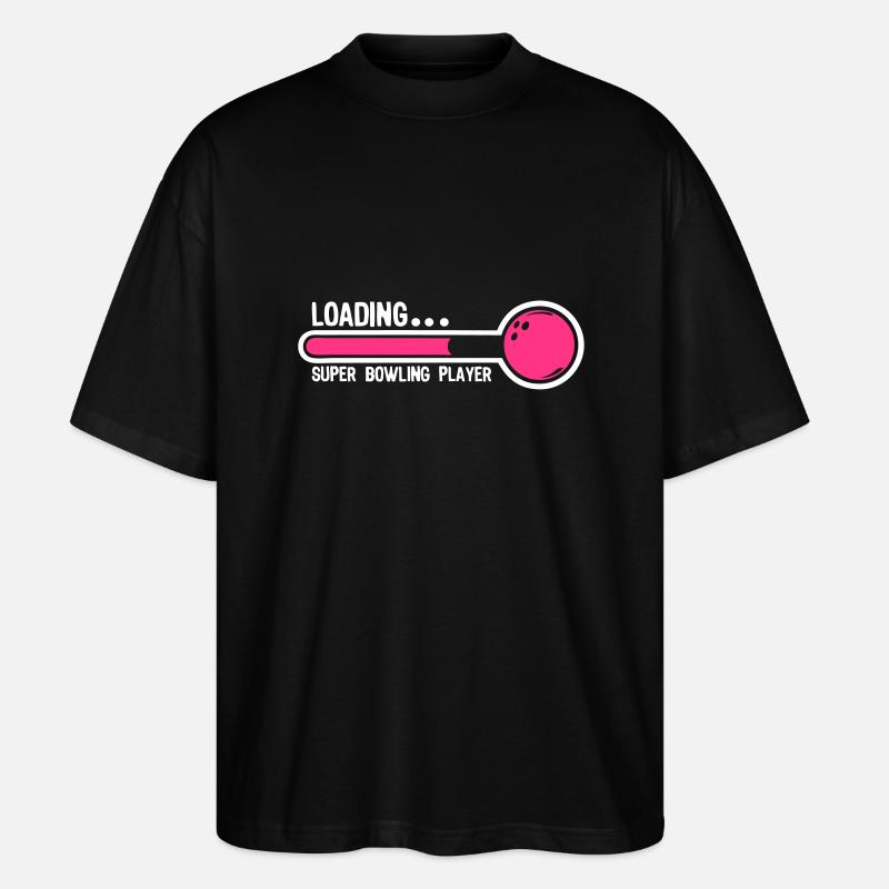 bowling boule loading super player1 - T-shirt bio Blaster 2.0 coupe oversize Stanley/Stella Unisexe - noir