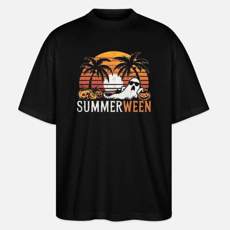 Fantôme d’été - T-shirt bio Blaster 2.0 coupe oversize Stanley/Stella Unisexe - noir