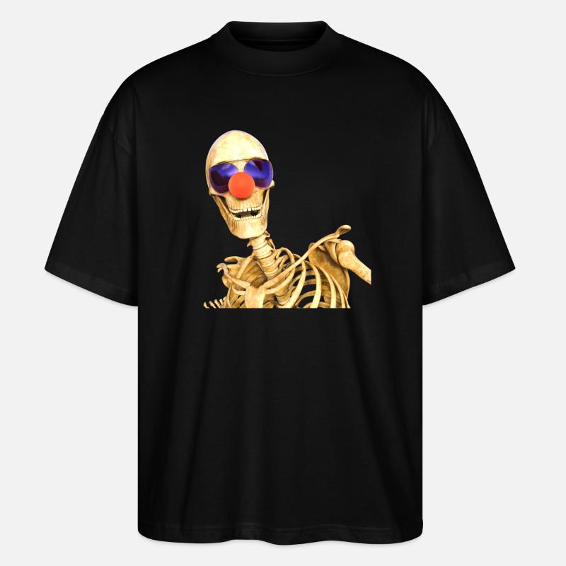 Tod eines Clowns - Stanley/Stella Oversized Unisex Bio T-Shirt Blaster 2.0 - Schwarz